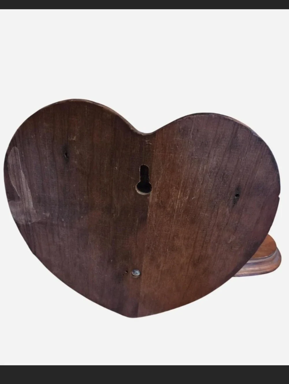 Vintage Wooden Heart Accent Wall Cottage Grandma Grandpa
